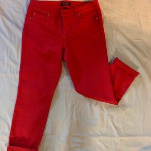 Red🔥Crop Jeans